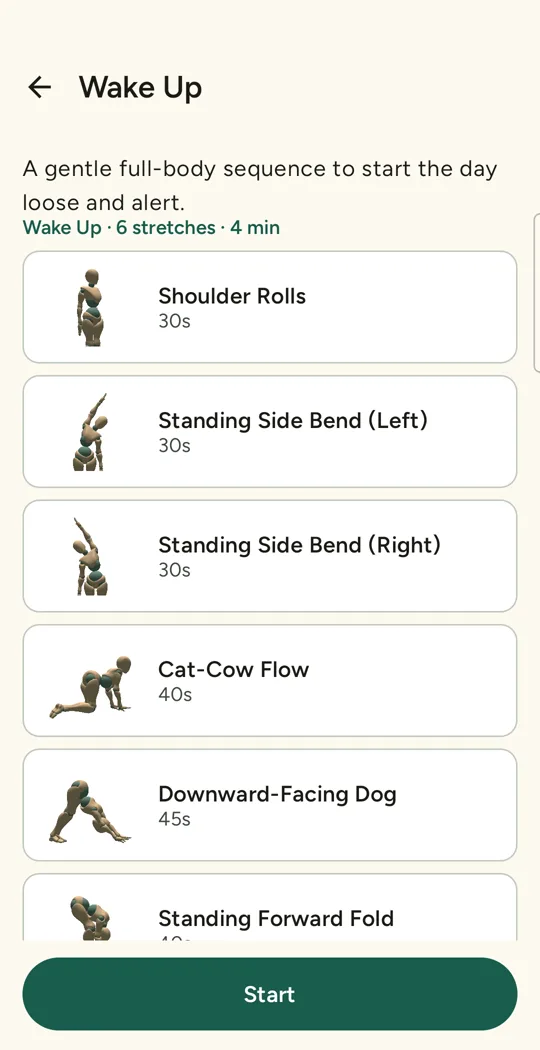 The Wake Up routine: six stretches, four minutes